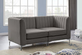 Alina Velvet Modular Sofa: Luxurious Deep Channel Tufting for Modern Comfort and Custom Configurations