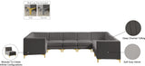 Alina Velvet Modular Sectional Sofa – Elegant Deep Channel Tufting, Custom Configurations & Comfort