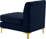 Alina Modular Contemporary Armless Chair with Deep Channel Tufting – Stylish & Customizable Seating