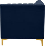Alina Modular Corner Chair - Stylish Contemporary Design with Deep Channel Tufting for Comfort