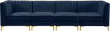 Alina Velvet Modular Sofa – Luxurious Deep Channel Tufting, Customizable Design for Modern Living Spaces