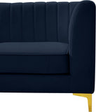 Alina Velvet Modular Sofa – Luxurious Deep Channel Tufting, Customizable Design for Modern Living Spaces