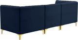 Alina Velvet Modular Sofa – Luxurious Deep Channel Tufting, Customizable Design for Modern Living Spaces