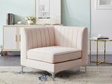 Alina Modular Corner Chair - Stylish Contemporary Design with Deep Channel Tufting for Comfort
