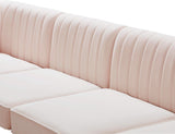 Alina Velvet Modular Sectional Sofa - Luxurious Black Upholstery with Deep Tufting & Custom Configurations