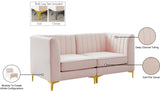 Alina Velvet Modular Sectional Sofa - Luxurious Black Upholstery with Deep Tufting & Custom Configurations