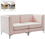 Alina Velvet Modular Sectional Sofa - Luxurious Black Upholstery with Deep Tufting & Custom Configurations