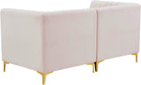Alina Velvet Modular Sectional Sofa - Luxurious Black Upholstery with Deep Tufting & Custom Configurations