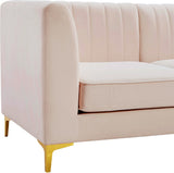 Alina Velvet Modular Sectional Sofa - Luxurious Black Upholstery with Deep Tufting & Custom Configurations