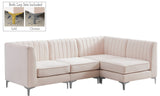 Alina Velvet Modular Sectional Sofa - Luxurious Black Upholstery with Deep Tufting & Custom Configurations