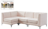 Alina Velvet Modular Sectional Sofa - Luxurious Black Upholstery with Deep Tufting & Custom Configurations