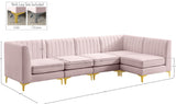 Alina Velvet Modular Sectional Sofa - Luxurious Black Upholstery with Deep Tufting & Custom Configurations