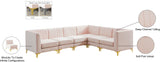 Alina Velvet Modular Sectional Sofa - Luxurious Black Upholstery with Deep Tufting & Custom Configurations