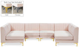 Alina Velvet Modular Sectional Sofa - Luxurious Black Upholstery with Deep Tufting & Custom Configurations