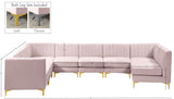 Alina Velvet Modular Sectional Sofa - Luxurious Black Upholstery with Deep Tufting & Custom Configurations