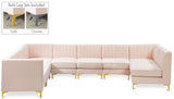 Alina Velvet Modular Sectional Sofa - Luxurious Black Upholstery with Deep Tufting & Custom Configurations