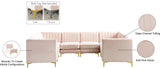 Alina Velvet Modular Sectional Sofa - Luxurious Black Upholstery with Deep Tufting & Custom Configurations