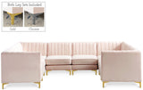 Alina Velvet Modular Sectional Sofa - Luxurious Black Upholstery with Deep Tufting & Custom Configurations