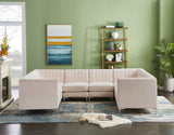 Alina Velvet Modular Sectional Sofa - Luxurious Black Upholstery with Deep Tufting & Custom Configurations