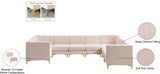 Alina Velvet Modular Sectional Sofa - Luxurious Black Upholstery with Deep Tufting & Custom Configurations