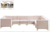 Alina Velvet Modular Sectional Sofa - Luxurious Black Upholstery with Deep Tufting & Custom Configurations