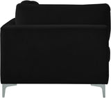 Julia Modular Corner Chair - Cozy Velvet Seating with Custom Gold & Chrome Legs for Modern Living Spaces