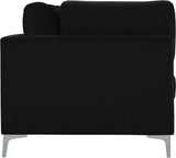 Julia Contemporary Modular Sofa - Soft Velvet Comfort with Customizable Gold & Chrome Legs