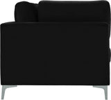 Julia Contemporary Modular Sofa - Soft Velvet Comfort with Customizable Gold & Chrome Legs