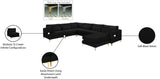Julia Velvet Modular Sectional Sofa - Cozy Contemporary Design with Gold & Chrome Legs, Versatile Comfort