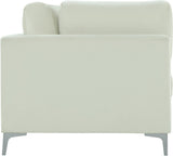 Julia Contemporary Modular Sofa - Soft Velvet Comfort with Customizable Gold & Chrome Legs