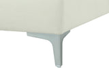 Julia Velvet Modular Sectional Sofa - Cozy Contemporary Design with Customizable Gold & Chrome Legs