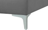 Julia Contemporary Modular Sofa - Soft Velvet Comfort with Customizable Gold & Chrome Legs