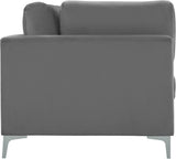 Julia Contemporary Modular Sofa - Soft Velvet Comfort with Customizable Gold & Chrome Legs
