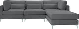 Julia Velvet Modular Sectional Sofa - Stylish, Customizable Comfort for Contemporary Living Spaces