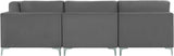 Julia Velvet Modular Sectional Sofa - Stylish, Customizable Comfort for Contemporary Living Spaces