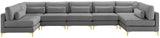 Julia Velvet Modular Sectional Sofa - Stylish, Customizable Comfort for Contemporary Living Spaces