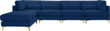 Julia Velvet Modular Sectional Sofa: Luxurious Comfort, Customizable Design, Perfect for Any Space