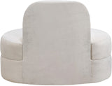 Mitzy Velvet Chair - Elegant Kidney-Shaped Design for Contemporary Spaces, Perfect for Relaxation
