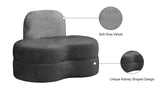 Mitzy Velvet Chair - Elegant Kidney-Shaped Design for Contemporary Spaces, Perfect for Relaxation