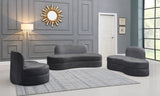 Mitzy Velvet Chair - Elegant Kidney-Shaped Design for Contemporary Spaces, Perfect for Relaxation
