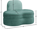 Mitzy Velvet Chair - Elegant Kidney-Shaped Design for Contemporary Spaces, Perfect for Relaxation