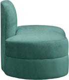 Mitzy Velvet Chair - Elegant Kidney-Shaped Design for Contemporary Spaces, Perfect for Relaxation