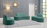 Mitzy Velvet Chair - Elegant Kidney-Shaped Design for Contemporary Spaces, Perfect for Relaxation