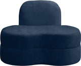 Mitzy Velvet Chair - Elegant Kidney-Shaped Design for Contemporary Spaces, Perfect for Relaxation