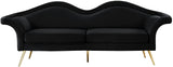 Lips Velvet Sofa - Stunning Contemporary Design with Elegant Gold Legs for Luxurious Living Room Style