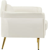 Lips Velvet Chair - Luxurious Boudoir-Inspired Design with Gold Metal Legs for Modern Living Spaces