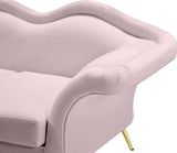 Lips Velvet Loveseat - Stunning Pouty Design with Gold Legs for a Luxurious Living Room Upgrade
