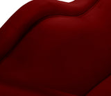 Lips Velvet Chair - Luxurious Boudoir-Inspired Design with Gold Metal Legs for Modern Living Spaces