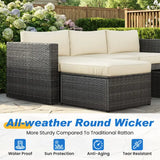 Wholesale 5-Piece Patio Furniture Set, All Weather Wicker Patio