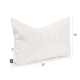 Pillow 14 x 22 Pana Natural - Down Alternative Insert